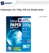 Avery  2566  Inkjetpapir, A4, 100g, 500 ark